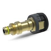 For extension of high-pressure hoses with AVS connection or for usage of the telescopic lance with a high-pressure hose with AVS connection. Adapter EASY!Lock Adapter 1 M22AG-TR22AG 7 4.111-029.