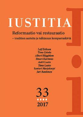 Reformaation juhlavuoden aiheisiin keskittyvä Iustitia 2017 nostaa esille sekä Luthertutkimuksen ja reformaation tutkimuksen uusimpia aiheita että ajankohtaisia teemoja.