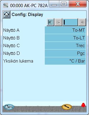 Konfigurointi - jatkoa Aseta näyttö 1. Mene konfigurointivalikkoon 2. Valitse Display setup (näytön asetus) 3. Määritä mitkä lukemat näytetään yksittäisille ulostuloille.