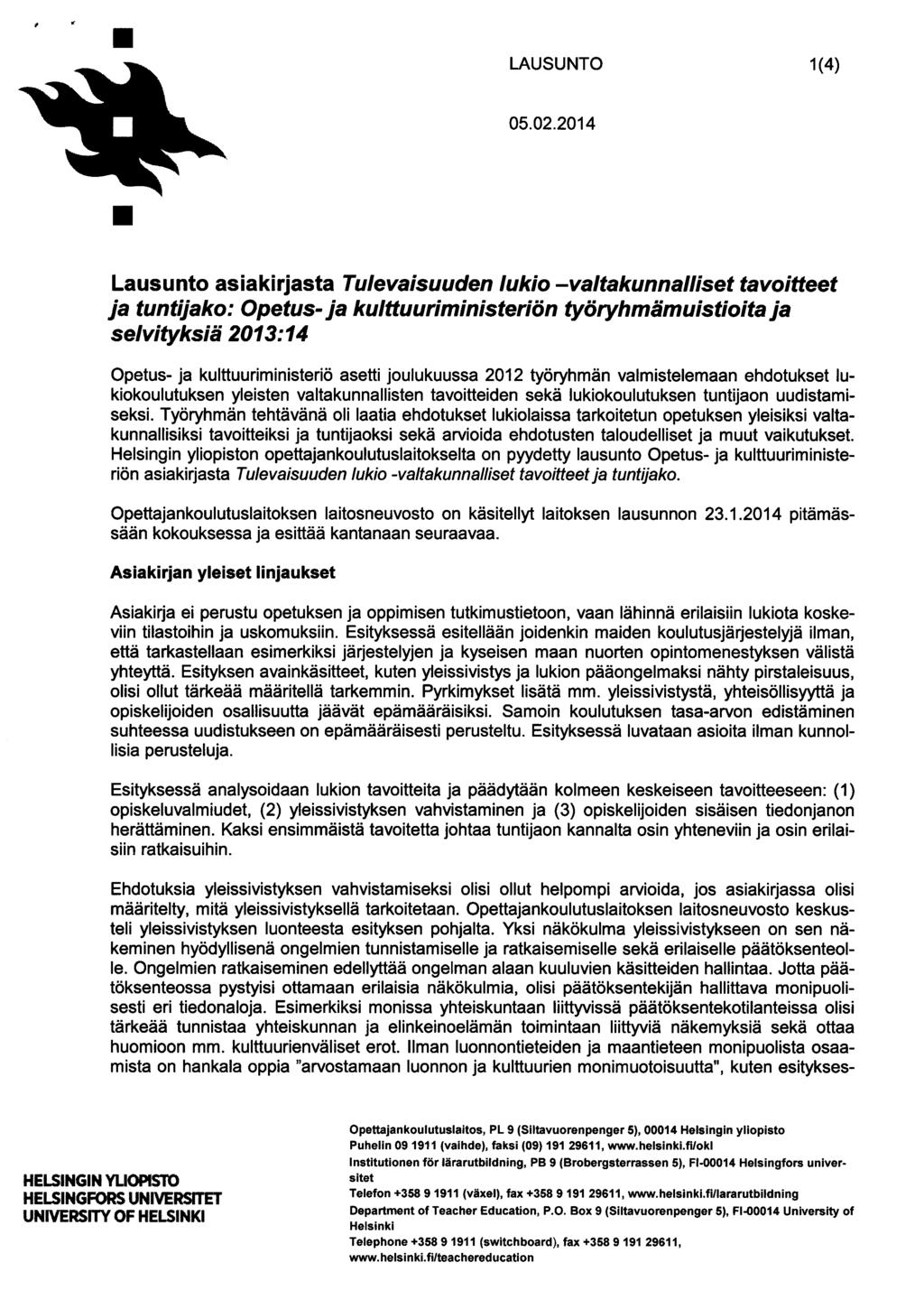 LAUSUNTO 1(4) 05.02.
