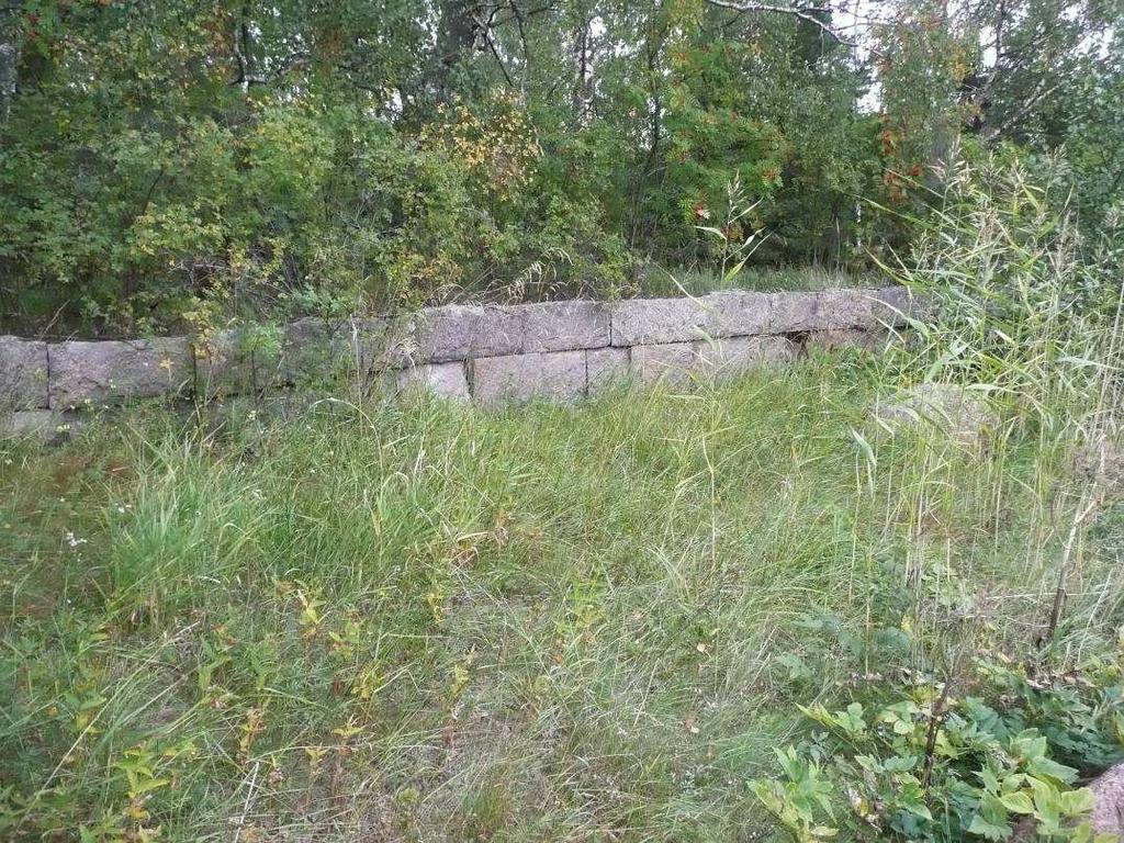 Esimerkki rannan porrastuksesta luiskalla. Kuva 9.