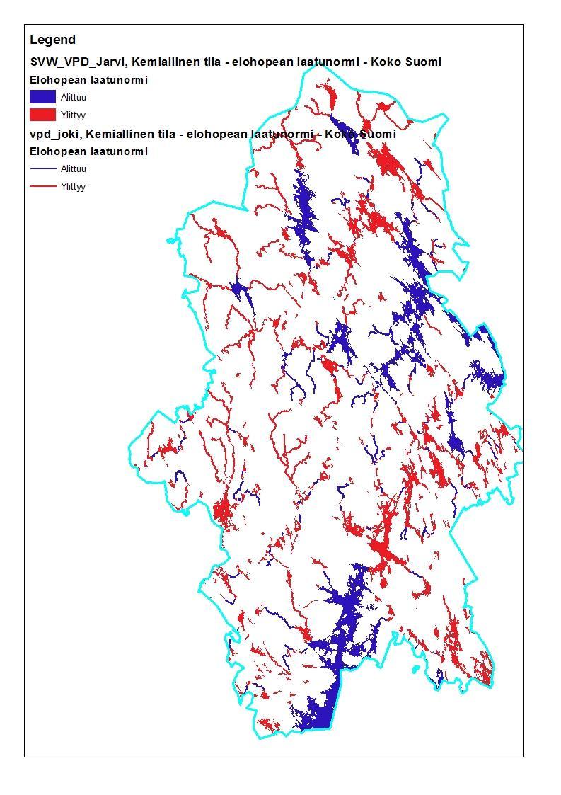 Ahventen elohopeapitoisuuksiin perustuva pintavesien kemiallinen luokittelu Keski- Suomessa.