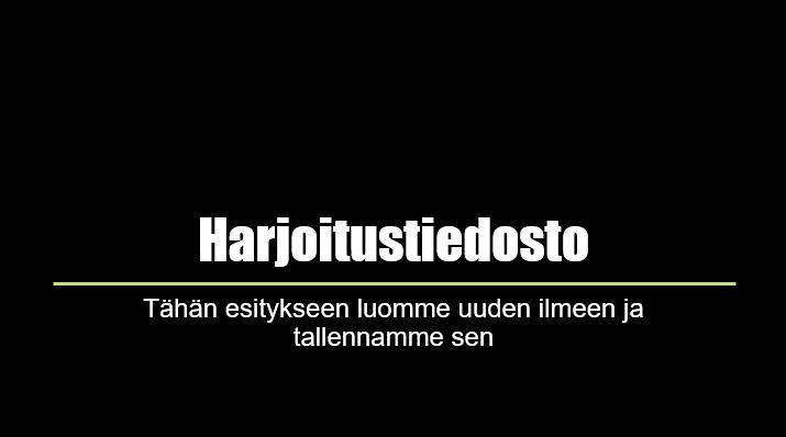 Määritä sen taustaväriksi väriteeman Tausta 2 (Background 2) väri jonka pitäisi olla Harmaa 25% (Gray 25%) Etsi sitten otsikkodiojen asettelu (pitäisi olla toinen ylhäältä).