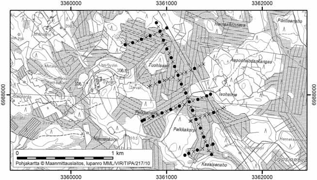 Tapio Toivonen ja Asta Harju 58. Tuohisaarenneva-Alusneva Tuohisaarenneva-Alusneva (kl. 3221 04, x = 6988,1, y = 3361,0) sijaitsee noin 12 km Soinin keskustasta pohjoiseen.