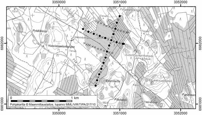 Tapio Toivonen ja Asta Harju 22. Sainsuo Sainsuo (kl. 2242 03, x = 6982,1, y = 3350,8) sijaitsee noin 10 km Soinin keskustasta länsiluoteeseen.