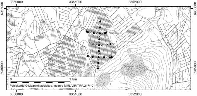 Tapio Toivonen ja Asta Harju 45. Päiväsaarenneva Päiväsaarenneva (kl. 2331 01, x = 6985,3, y = 3351,4) sijaitsee noin 16 km Soinin keskustasta luoteeseen.