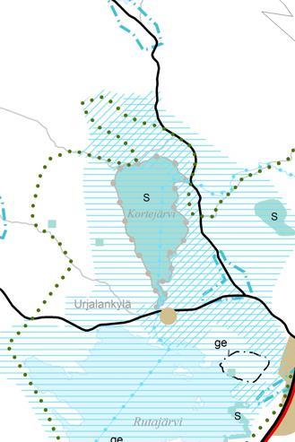 63 1.38 Kortejärvi FI0348001 Kortejärvi Urjala SPA luonnonsuojelulaki, vesilaki Kortejärvi sijaitsee Tarpianjoen vesistöalueen latvoilla.