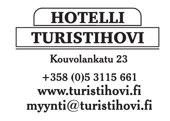 UUDET JÄSENET Hotelli Turistihovi & Pub 23 Hotelli Turistihovi & Pub 23 on Kouvolankatu 23:ssa sijaitseva kouvolalainen vuonna 1965 perustettu yksityinen yritys ja Kouvolan vanhin hotelli.