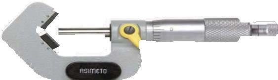 3/5 Pistemikrometrit prisma-alasimella 151 Sarja 3 Piste 1-15mm ±0.004mm 151-01-0 5-20mm ±0.004mm 151-02-0 20-35mm ±0.005mm 151-03-0 5 Piste 5-25mm ±0.004mm 151-01-4 25-45mm ±0.