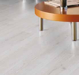 Wood Grain -pinta antaa lattialle aidon puun ulkonäön ja tunteen. Asennus markkinoiden kehittyneimmällä 5G-pontilla, jossa on päältä painettava päätypontti.