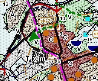 2007 vahvistamassa (KHO vahv. 20.3.2008) maakuntakaavassa suunnittelualue on osoitettu keskustatoimintojen alueeksi (C).