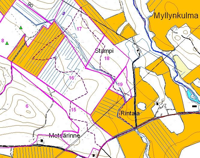 Menetelmät Maastokartoitus tapahtui 9.5.2011. Kartoitus jatkui Jutila 2011 selvityksen mukaisesti ja ensimmäiseksi osa alue numeroksi muodostui 15. Viimeinen kartoitettu osa alue oli 19.