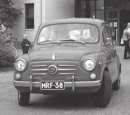 Vuonna -74 alusta sainkin jo ajokortin ja ostin Fiat 600 menopelin.