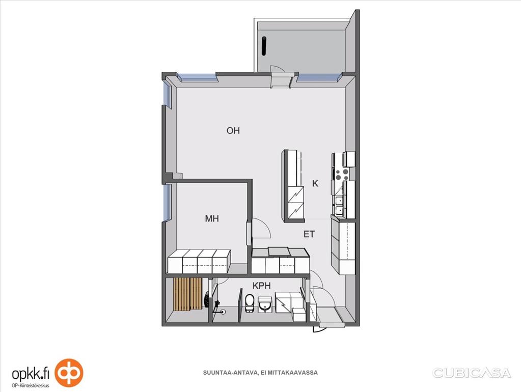 yht. (kpl/m2): Asuinhuoneistoja 36 kpl (2451,0 m²) Liikehuoneistoja 0 kpl (0,0 m²) Muita tiloja 25 kpl (0,0 m²) Tiedot autopaikoista: Autotalleja tai hallipaikkoja 4 kpl, autokatospaikkoja 21 kpl,.