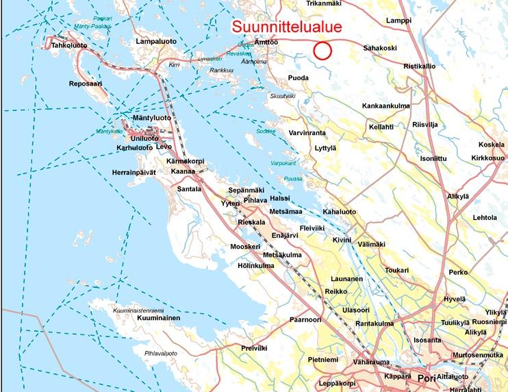 3. HANKKEEN JA SEN VAIHTOEHTOJEN KUVAUS 3.1 Hanke ja rajaukset Ympäristövaikutusten arvioinnissa arvioitava hanke on Peittoonkorven jätehuoltoalueen laajennus ja sen toiminta.