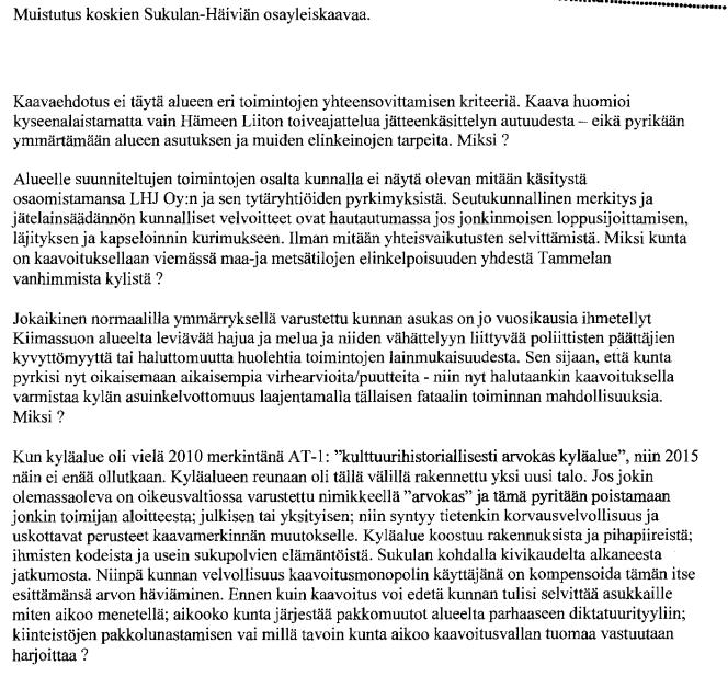 TAMMELAN KUNTA 12.