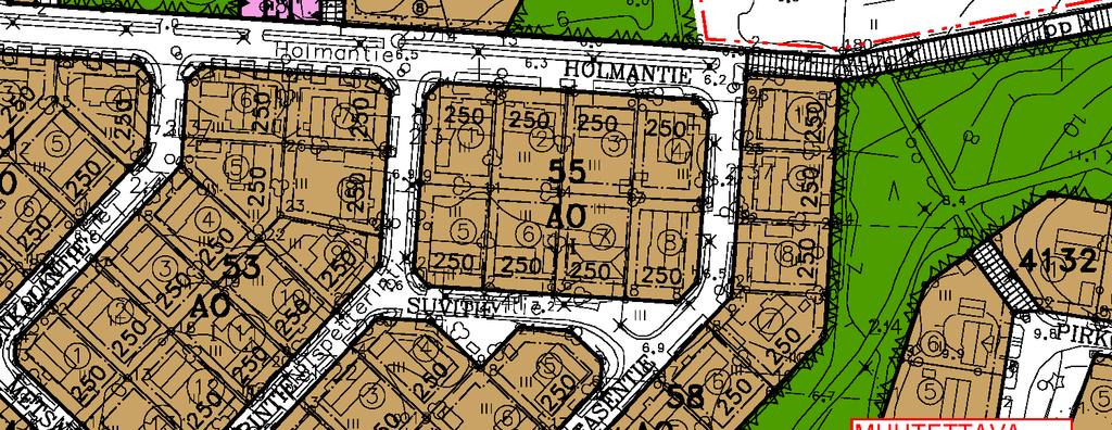 Seitap Oy Osallistumis- ja arviointisuunnitelma 4 Muutettava alue käsittää korttelin 58 tontit 1, 2 ja 3 sekä puisto niihin liittyen. 3. Lähtökohtatilanne Muutettavalla alueella on korttelialueen (tontien) osalla voimassa 27.
