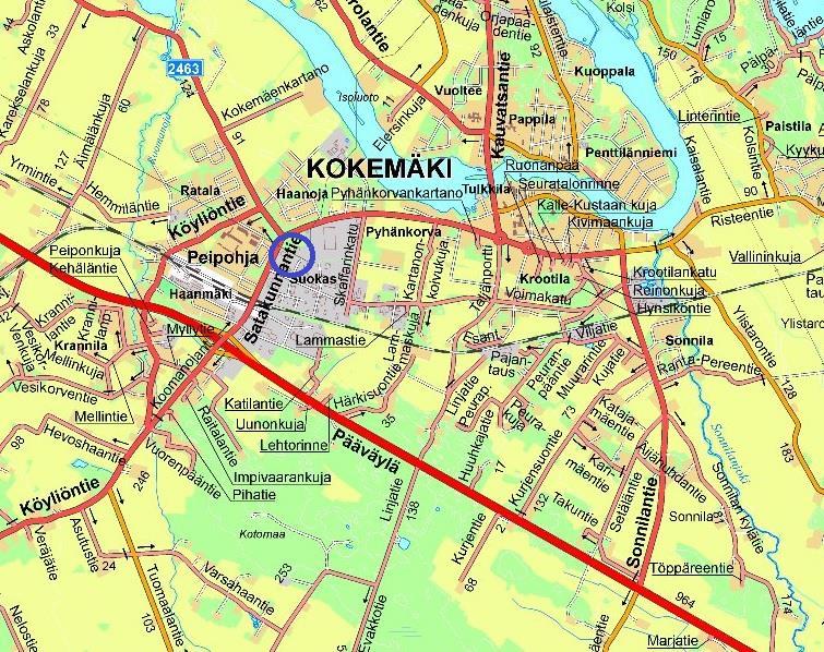 1 PERUS- JA TUNNISTETIEDOT 1.1 Tunnistetiedot PEIPOHJAN (103) KAUPUNGINOSAN ASEMAKAAVAN MUUTOS: OSAKORTTELI 60 Asemakaavan muutoksella ja tonttijaolla muodostuu osakortteli 60, tontti 271-103-60-4.