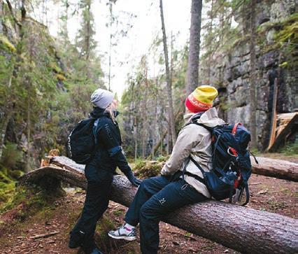 Alueen koskematon luonto luonnonsuojeltuine saarineen on jo nähtävyys itsessään.