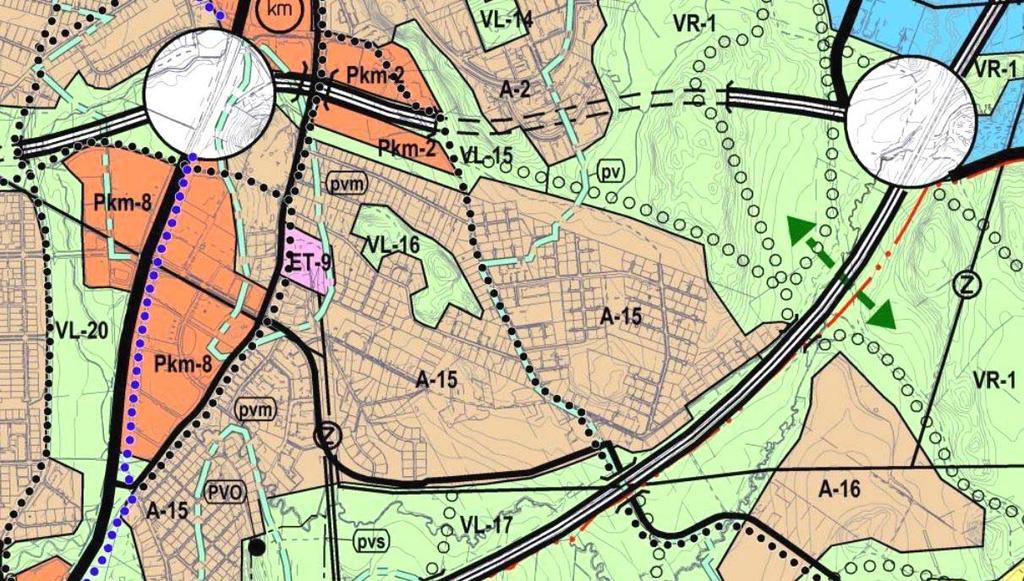 Selostus A-2689 8 (13) Ote Lahden läntisten osien osayleiskaavasta.