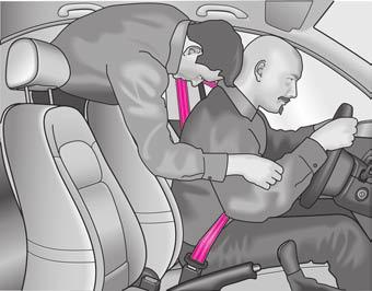 98 Turvavyöt Myös takaistuimella matkustavan on tärkeää kiinnittää turvavyö, ettei hän sinkoudu onnettomuudessa hallitsemattomasti autossa.