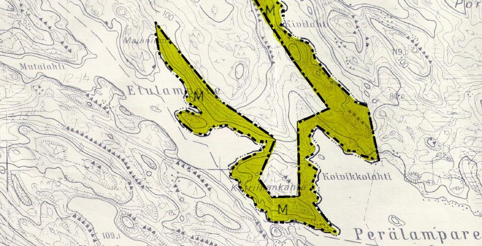 Suunnittelualueelle sijoittuvat rantaasemakaavan alueet ovat Etulampareelta pohjoiseen Kurkilahden rannalla sekä Etulampareen ja Takalampareen väliin jäävällä alueella