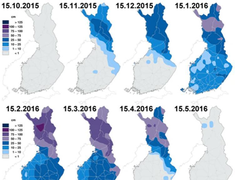 Savo-Karjalan Ympäristötutkimus Oy 12 Tammikuussa lämpötila vaihteli nopeasti, paukkupakkasista aina loppukuun nollakeleihin.