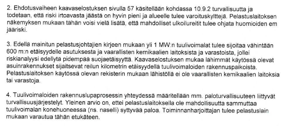 TRAFI: Kaavaselostusta täydennetään Trafin esittämällä tavalla.