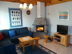 It is a really lovely house and we enjoyded sitting in front of the fire place and relaxing in sauna after a day of making a lots of skiing.