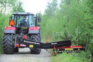990,- MASCHIO Gemella 620 tukirullalla Tehokkaaseen nurmen ja heinän murskaukseen Työskentelyleveys jopa 6,2 m Kuljetusleveys 2,4 m 18.