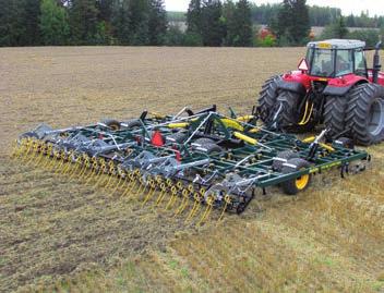 -lautasmuokkain Hydraulinen työsyvyyden säätö ja sivulautaset Lautasten korkeussäätö