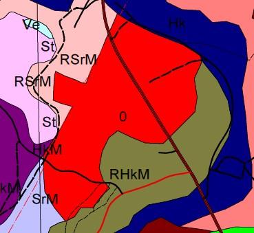 3.2 Maaperä Suunnittelualue on entistä soranottoaluetta. Osalla alueesta maaperätietoja ei ole kartoitettu. Alueen eteläosan maaperä on hiekkavaltiasta reunamuodostumaa (RHkM). Kuva: Maaperäkartta 3.