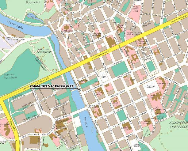 1 Johdanto Kioskirakennus Porvoon kaupunki pyytää tarjouksia empirekaupungin eli itäisen jokirannan viimeisen jäljellä olevan rakennuspaikan vuokrasta.