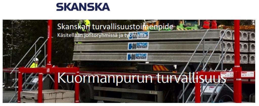 Rakennusliikkeiden tiedotteet Skanska
