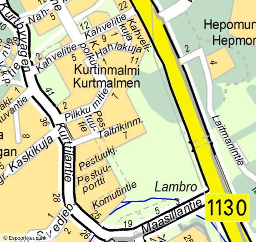 Espoon kaupunki Pöytäkirja 19 Tekninen lautakunta 15.02.2017 Sivu 29 / 46. 2. Suunnittelun kulku Katusuunnitelmat on laadittu vuonna 2016.