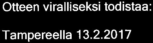 ? PIRKANMAA OTE: VlRANHALTUAPÄÄTÖS PL/7/03. 02. 00/2017 Maakuntakaavoitusjohtaja 13. 02. 2017 3(3) den aluekeskuksen vaikutusten arvioinnin osalta.