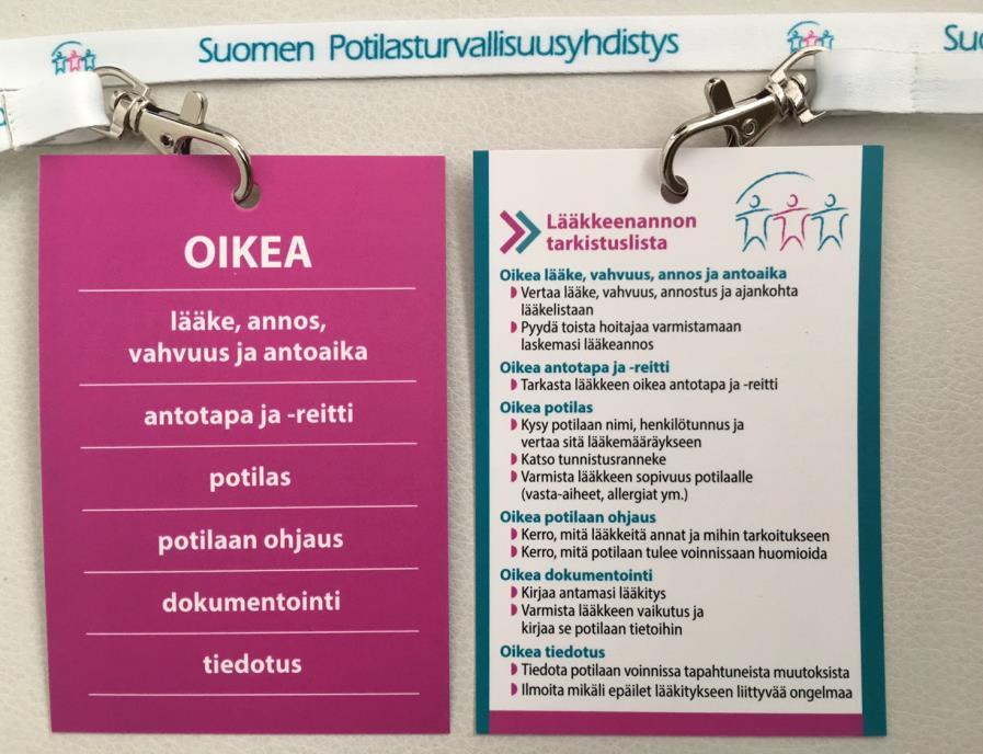 Turvallisen lääkehoidon työkalut Lääkehoitosuunnitelmat Lääkehoidon