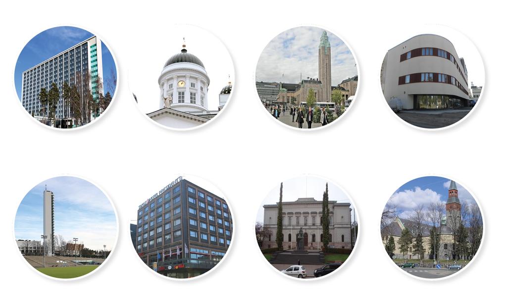 Referenssejä HUS Meilahti Tuomiokirkko Helsingin rautatieasema