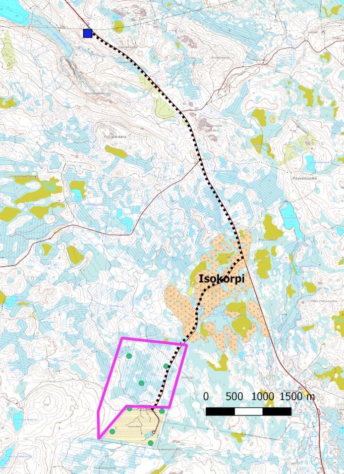 4 (9) 22.9.2016 Tuulialfa Oy 1 JOHDANTO Tuulialfa Oy suunnittelee tuulivoiman rakentamista Rovaniemen Kuusiselän alueelle, jossa sijaitsee nykyisin kaatopaikka.