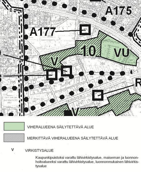 6.1959 vahvistetun asemakaava nro 1242, jonka mukaan kortteli on yleisten rakennusten korttelialuetta (Y). Tontille saa rakentaa enintään 3- kerroksisen koulurakennuksen.