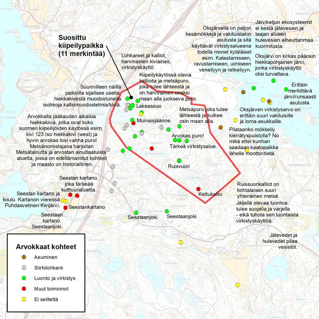 47 Säilytettävät tai muuten