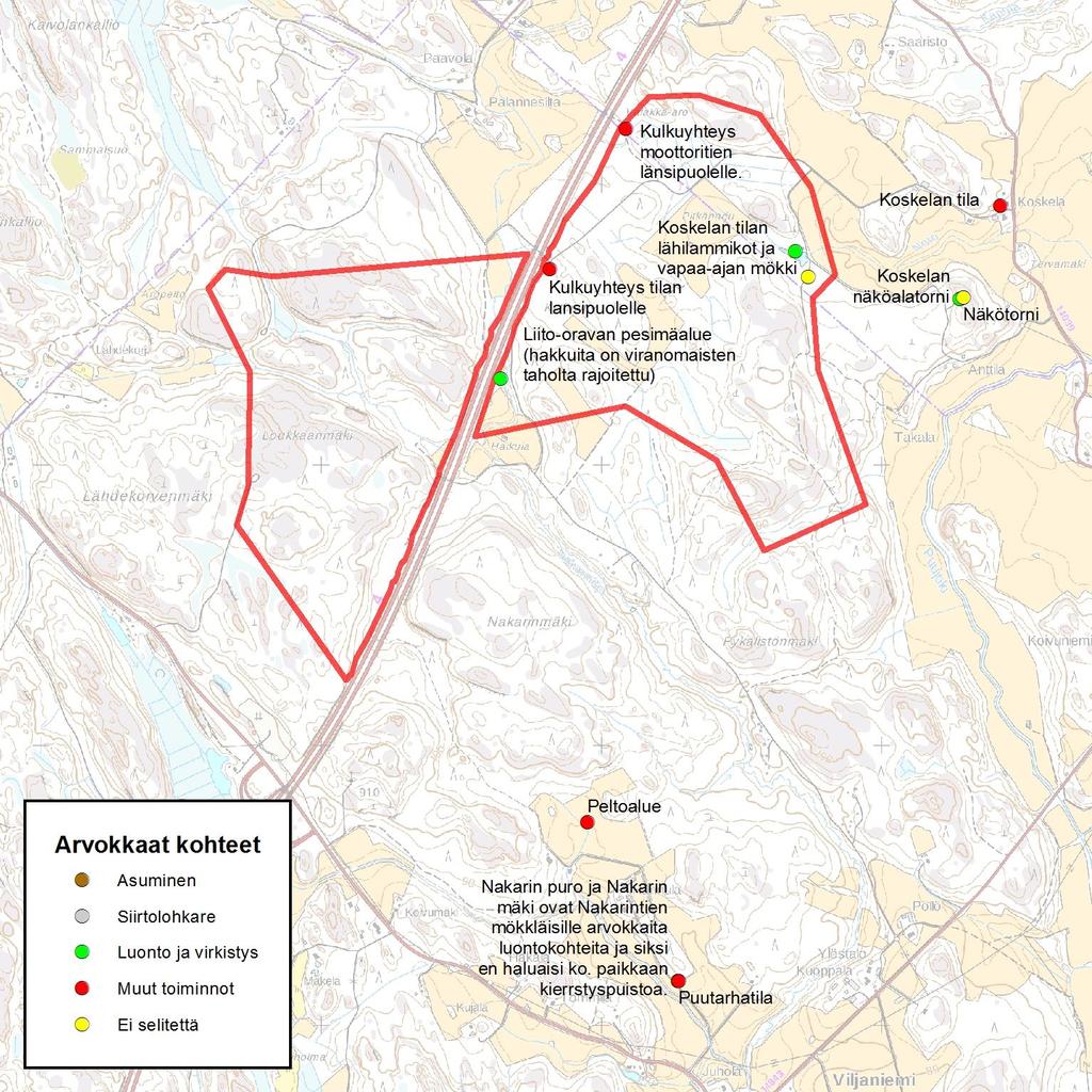 54 Säilytettävät tai muuten