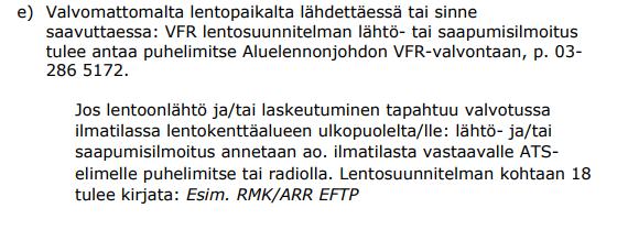 FPL 16 Lentosuunnitelman täyttöohje https://www.ais.