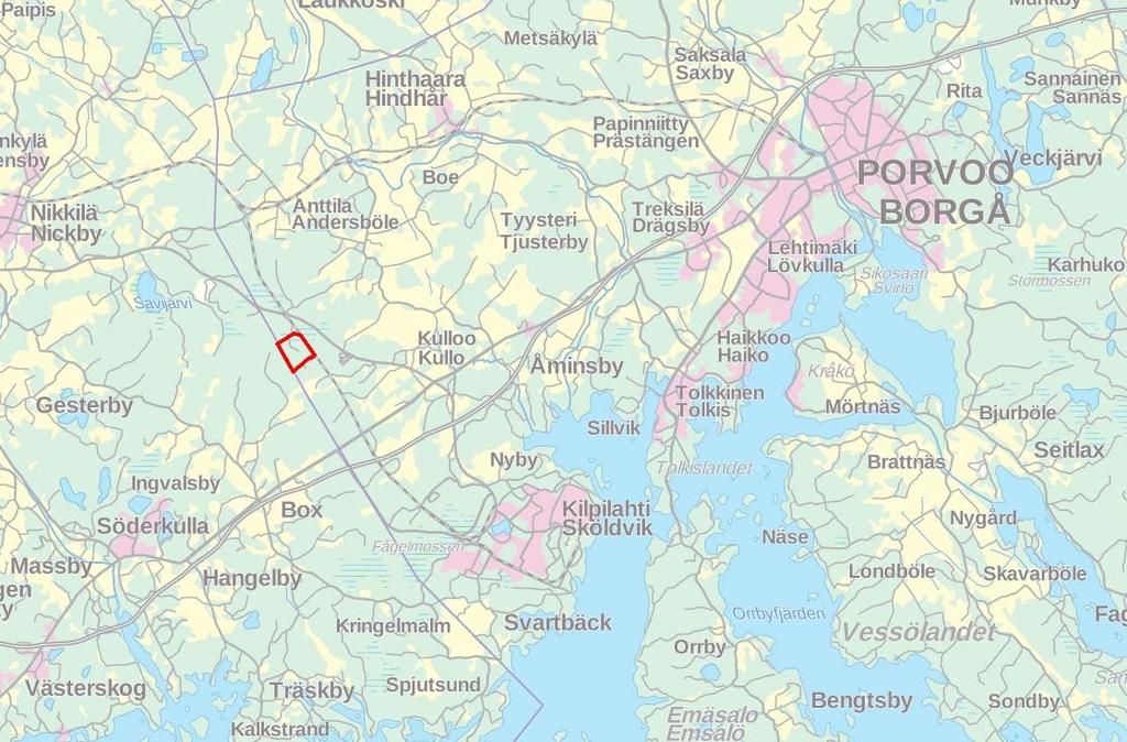 1 1. Johdanto Vekkox Oy suunnittelee Slåtlidenin murskaamoalueen laajentamista Porvoossa.