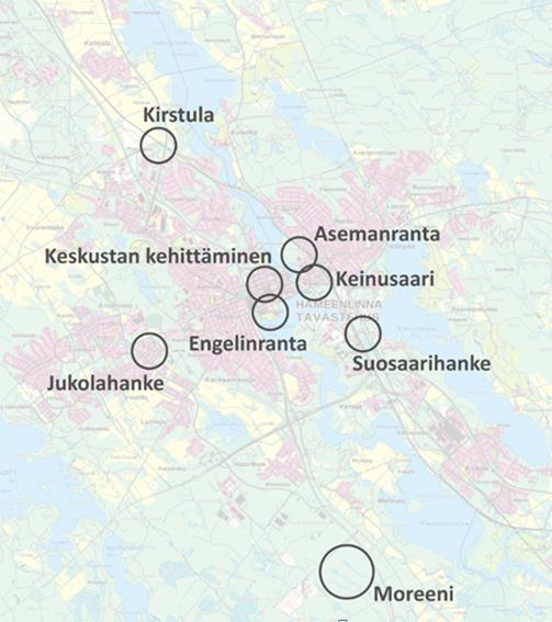 RAPORTTI 6 (47) Eräs keskeinen toimija hankkeisiin liittyen on kaupungin kokonaan omistama elinkeinoyhtiö Linnan Kehitys Oy, joka vastaa elinkeinon kehittämisestä.