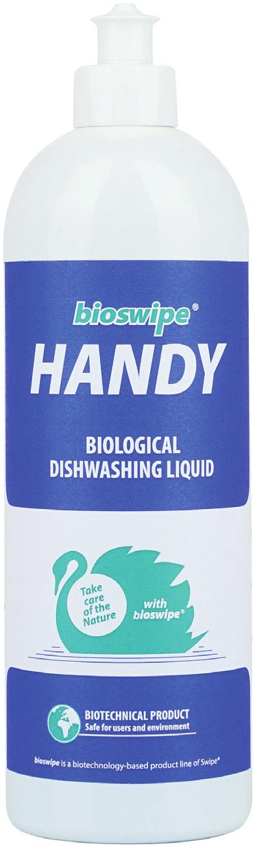 Tuotteen ph = 10,5 BioSwipe Sanit Saniteettitilojen biologinen puhdistusaine Soveltuu kaikille