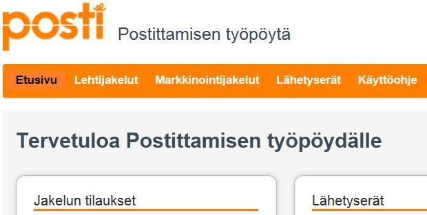 Viestissä on maininta, mistä lehdestä/asiakkaasta on kysymys sekä linkki, jota klikkaamalla pääset suoraan Postitussuunnitelma -sivulle (jos sovellus on koneellasi auki).