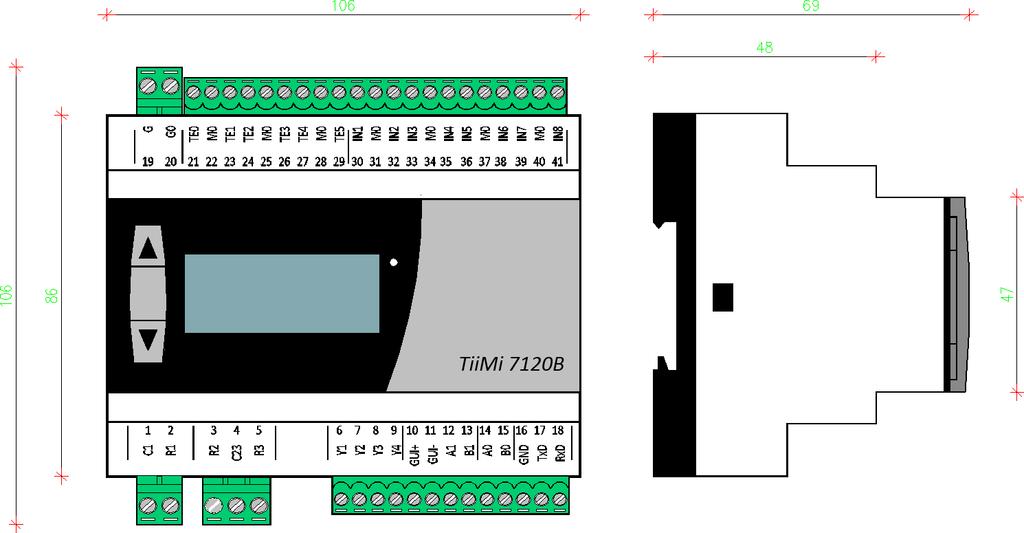 1 TiiMi 7120B Mitat 1.