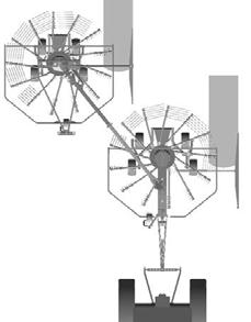 Pos: 26.9 /BA/Bedienung /Schwader/Transport- in Arbeitsstellung Doppelschwad SW 710T @ 7\mod_1215505159730_71.docx @ 102608 @ 3 @ 1 Pos: 26.