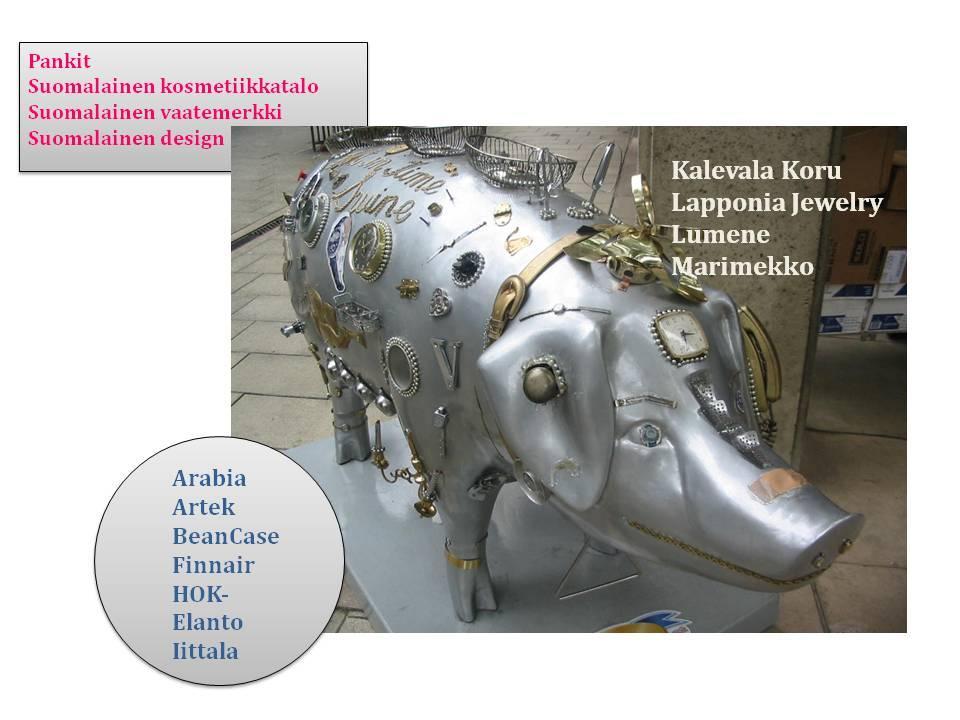 64 Kuva 11. Ehdtuksia kumppaneiksi (e-lmake 2013; kuva: Maijastiina Kaili). 6.